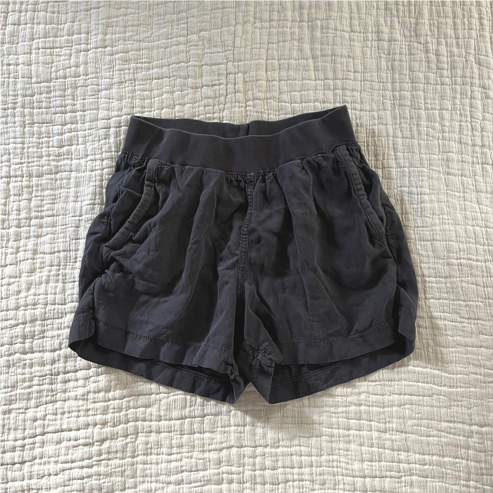 Faherty Arlie Tencil Linen Navy Shorts XS